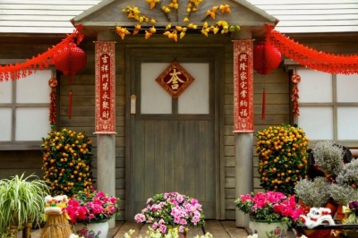 It is considered good luck for the gate of a house to face: