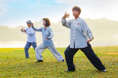 Which martial art is recommended to older people for its various physical and psychological benefits?