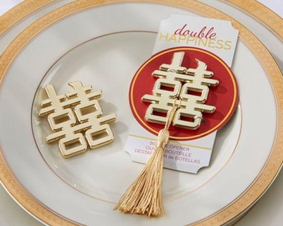 This Chinese knot which means "Double Happiness" is used for: