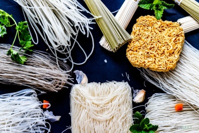 What are Chinese noodles made of?